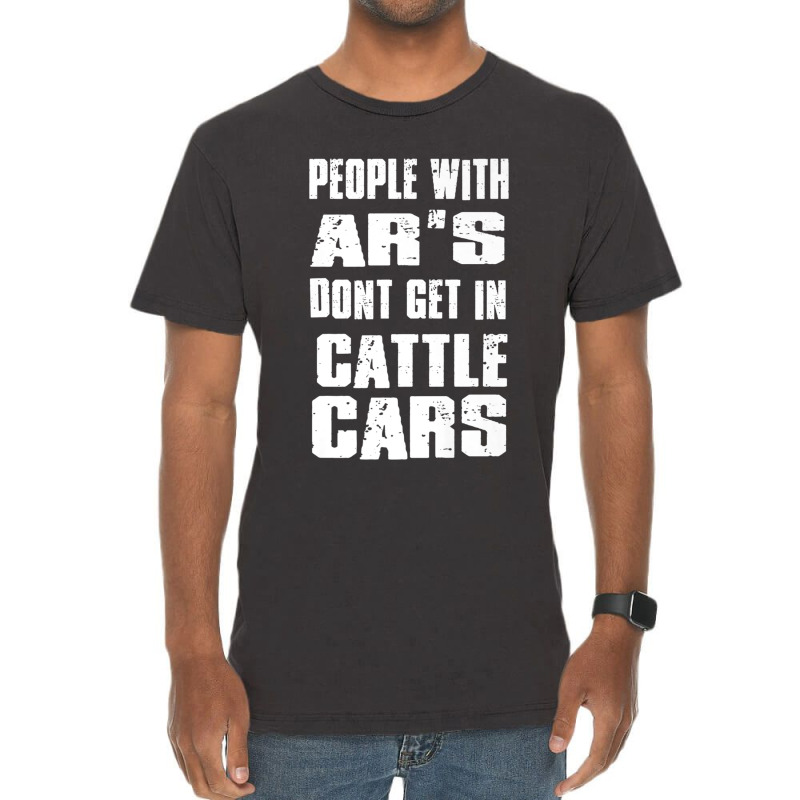 People With Ar's Don'gein Cattle Cars Games Characters Vintage T-Shirt by KhalilDesign | Artistshot