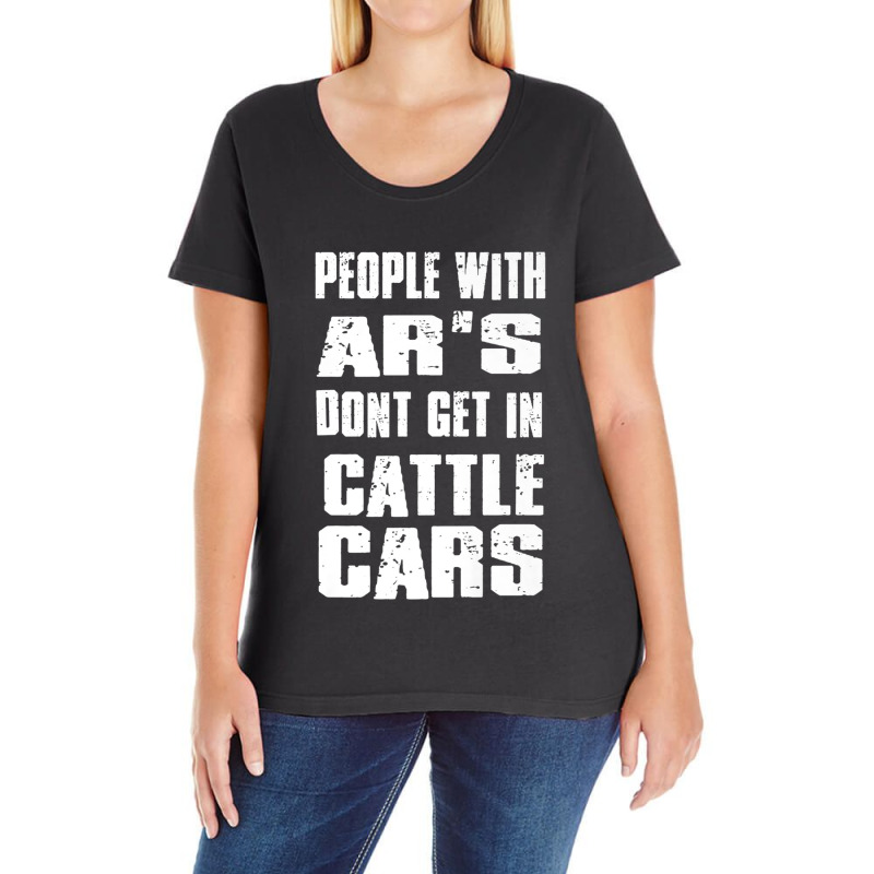 People With Ar's Don'gein Cattle Cars Games Characters Ladies Curvy T-Shirt by KhalilDesign | Artistshot