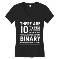 Those Who Understand Binary And Those Who Don't Women's V-neck T-shirt | Artistshot