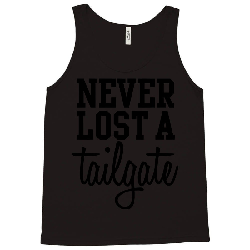 Never Lost A Tailgate Football Party Tank Top by cm-arts | Artistshot