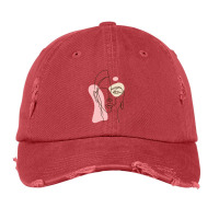 Women Line Art Vintage Cap | Artistshot