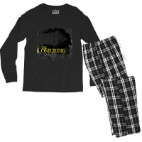 Retro  Barrymore Call Me Men's Long Sleeve Pajama Set | Artistshot