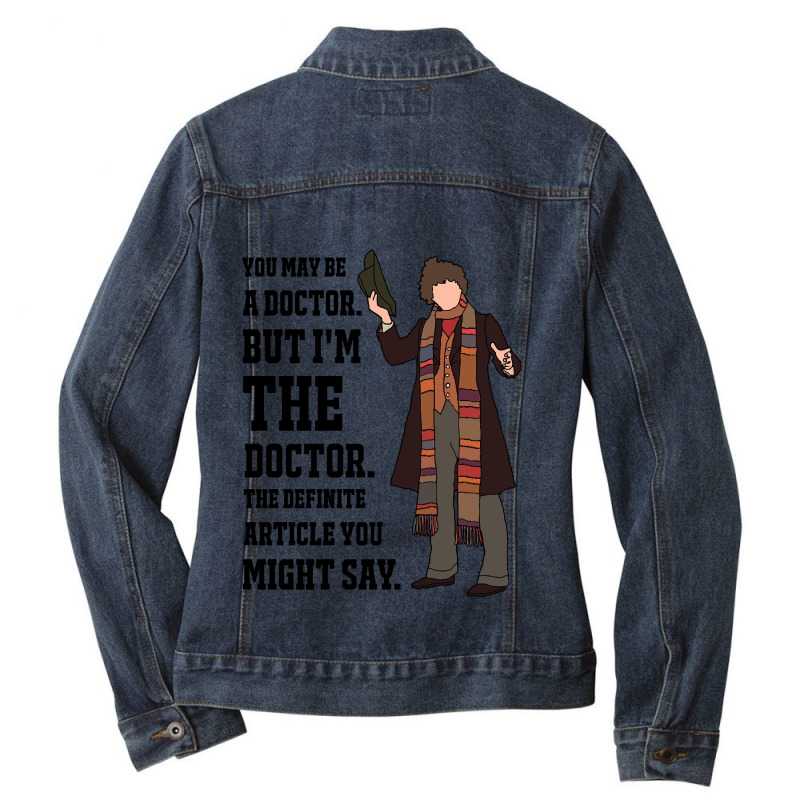 Cartoon Gifts Time Traveller Gift Men Ladies Denim Jacket by HeavenArtists | Artistshot