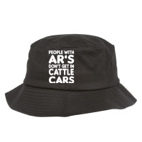 People With Ar's Don'gein Cattle Cars Sarcastic Characters Video Game Bucket Hat | Artistshot