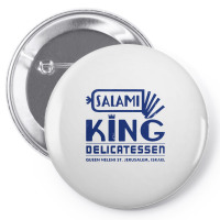 Salami King Jewish Deli T Shirt Jerusalem Israel T Shirt Delicatessen Pin-back Button | Artistshot