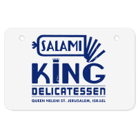 Salami King Jewish Deli T Shirt Jerusalem Israel T Shirt Delicatessen Atv License Plate | Artistshot