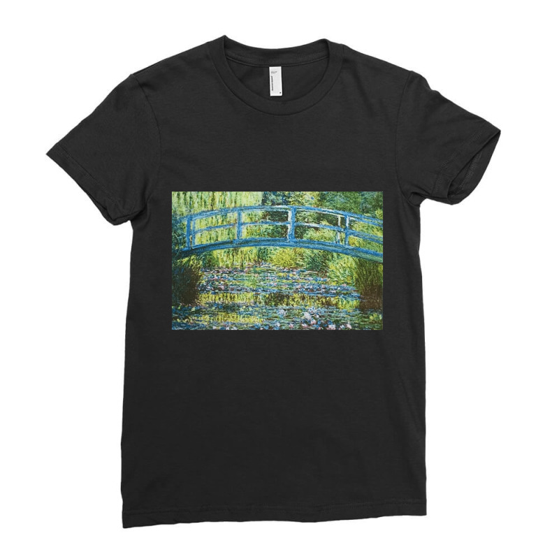 Claude Monet Water Lily Pond, Claude Monet, Water Lily Pond, Claude Mo Ladies Fitted T-Shirt by SHAKSJS | Artistshot