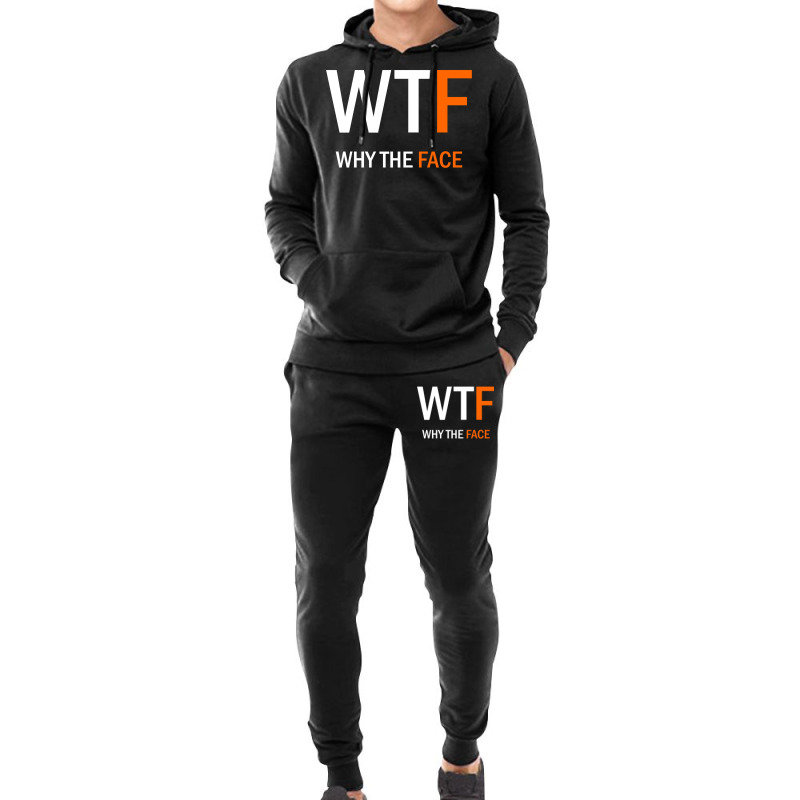 Wtf Why The Face Hoodie & Jogger Set | Artistshot