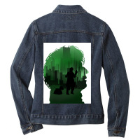 Funny Gift Time Traveller Gifts Men Ladies Denim Jacket | Artistshot