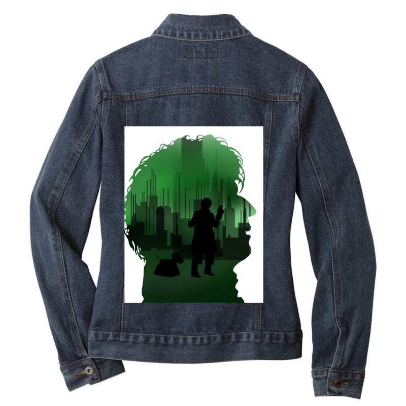 Funny Gift Time Traveller Gifts Men Ladies Denim Jacket by HeavenArtists | Artistshot