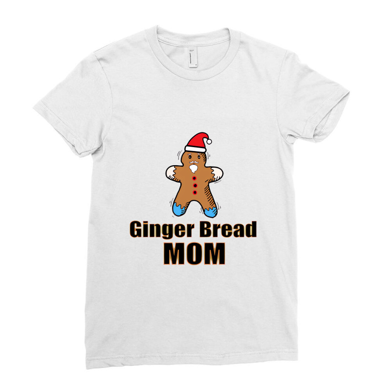 Ginger Bread Cute Christmas Holiday Spirit Lovely Ladies Fitted T-shirt | Artistshot