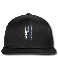 Rhode Island Cop Thin Blue Line Leo Police American Flag Printed Hat | Artistshot