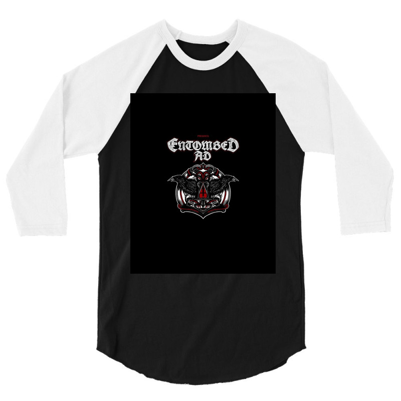 Entombed Ad Graphic 3/4 Sleeve Shirt | Artistshot