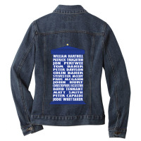 Mens Best Time Traveller Funny Gifts Boy Girl Ladies Denim Jacket | Artistshot