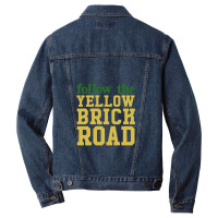 Follow The Yellow Brick Road,the Wizard Of Oz Men Denim Jacket | Artistshot