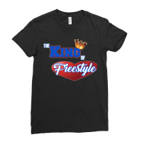 The King Of Freestyle Music Latin Hip Hop Classic Ladies Fitted T-shirt | Artistshot