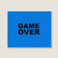 Game Over   Game Landscape Canvas Print | Artistshot