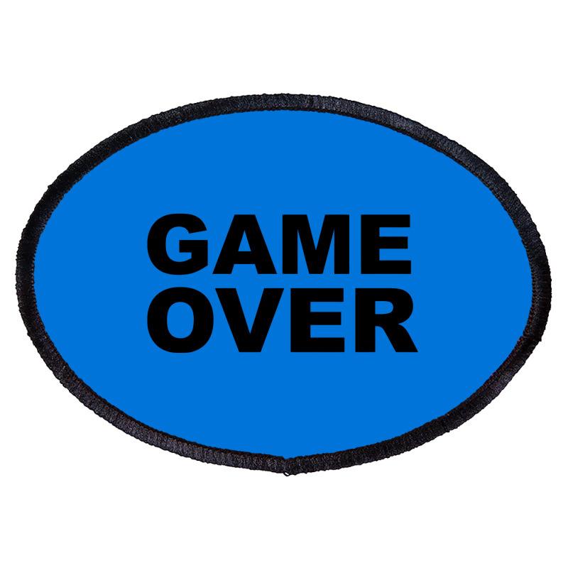 Game Over   Game Oval Patch | Artistshot