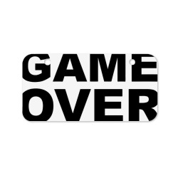 game over   game Bicycle License Plate | Artistshot