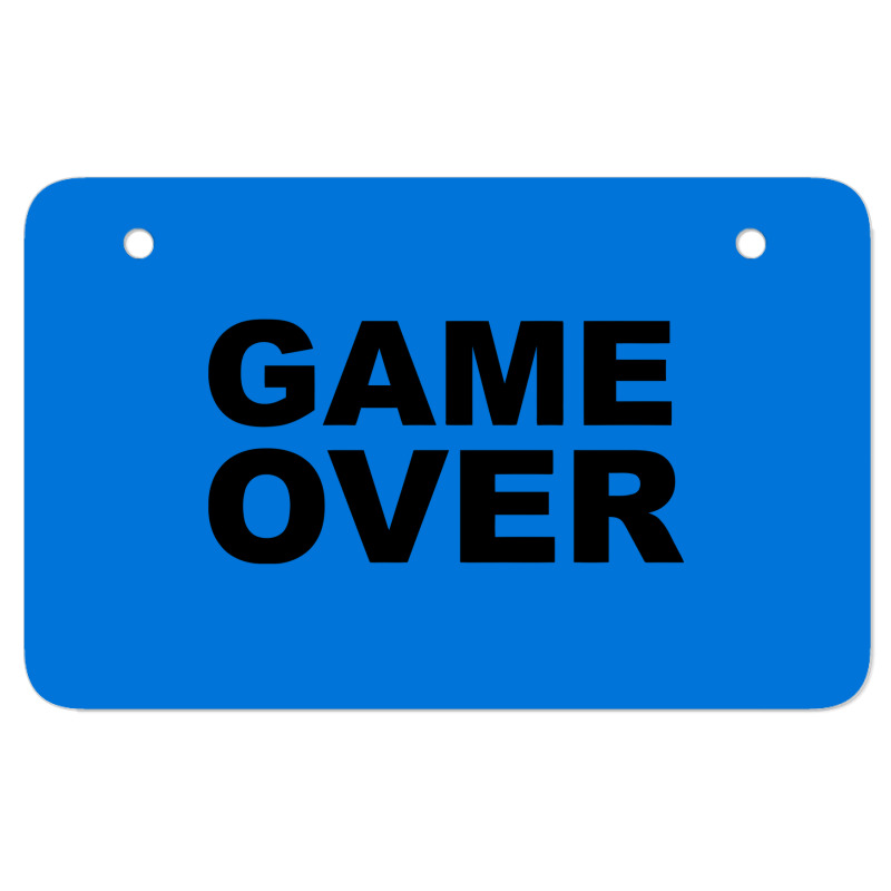 Game Over   Game Atv License Plate | Artistshot