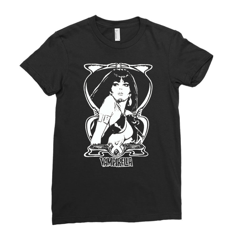 Vampirella, Vampirella Vintage, Vampirella Art, Vampirella Painting, V Ladies Fitted T-Shirt by SHODSPADS | Artistshot