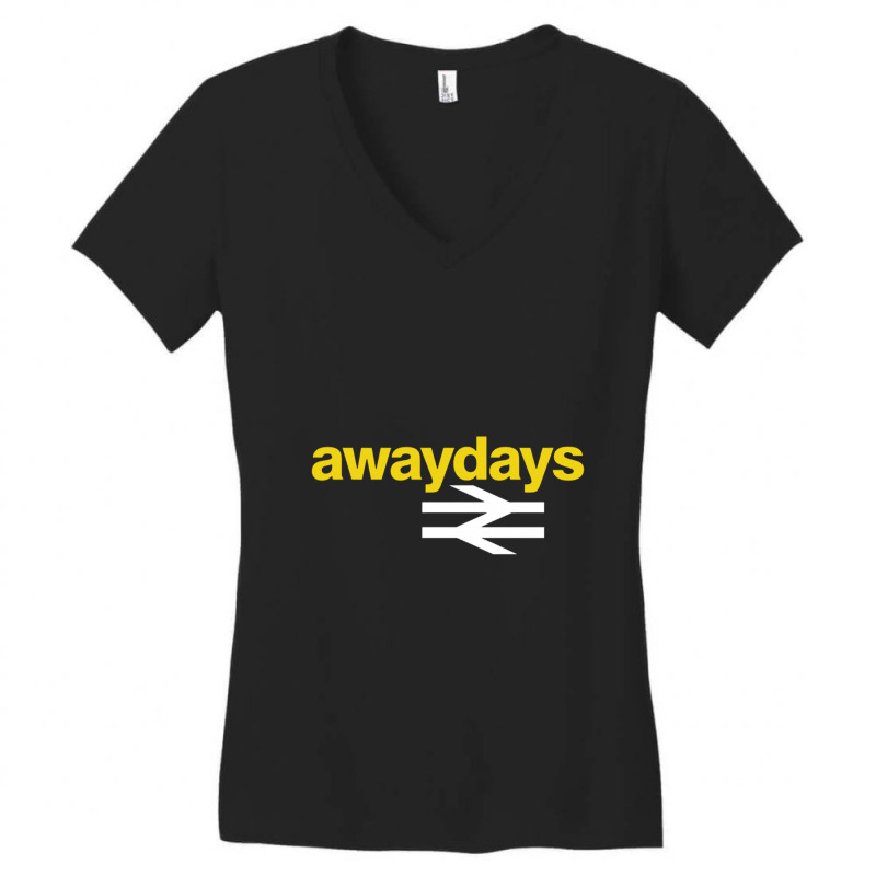 Away Days Football Casual Women's V-Neck T-Shirt by Andreacomptonc | Artistshot