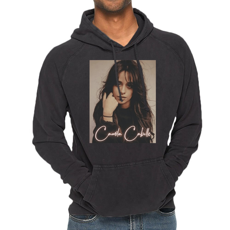 Camila Cabello, Camila Cabello Vintage, Camila Cabello Painting, Camil Vintage Hoodie | Artistshot