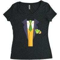 Billionaire Halloween Costume T Shirt   Or A Millionaire Women's Triblend Scoop T-shirt | Artistshot