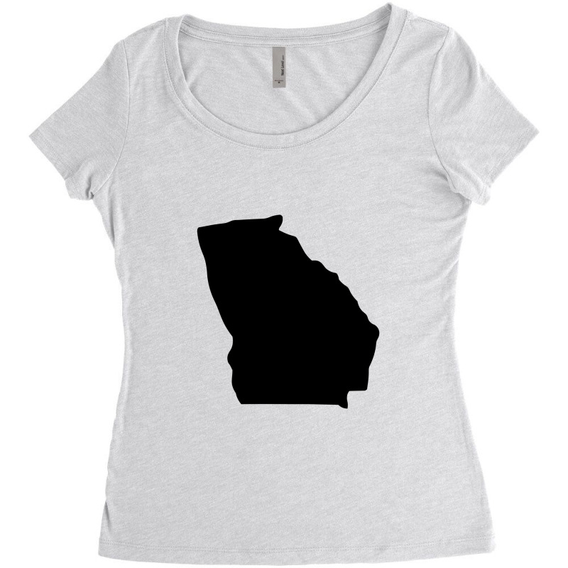 Georgia State Women's Triblend Scoop T-shirt by pagersuek | Artistshot