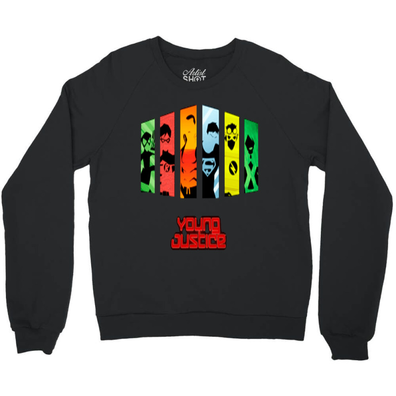 Young Justice Digital Arts Crewneck Sweatshirt | Artistshot