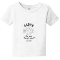 Aldos Ye Olde Barber Shop Baby Tee | Artistshot