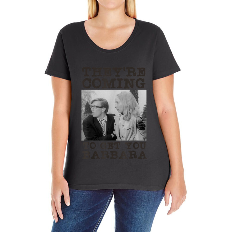 They_re Coming To Get You Barbara,zombie The Living Dead New Year Ladies Curvy T-Shirt by LilaFrancine | Artistshot