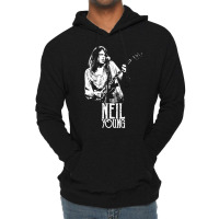 Young Neil - The White Stencil Lightweight Hoodie | Artistshot