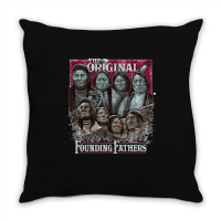 The Original Founding Fathers Mount Rushmore  Native American Indian C Throw Pillow | Artistshot