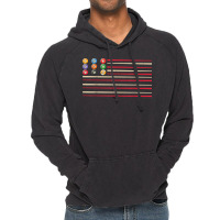 Billiard Player Us Flag Pool Snooker Vintage Hoodie | Artistshot