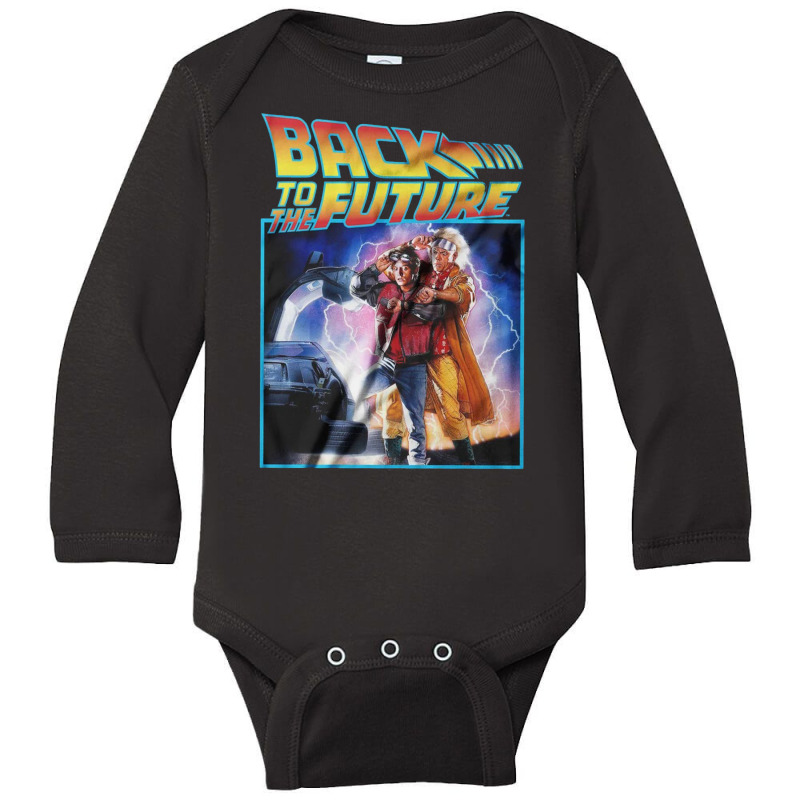 Back To The Future, Back To The Future Vintage, Back To The Future Pai Long Sleeve Baby Bodysuit by SHODSPADS | Artistshot