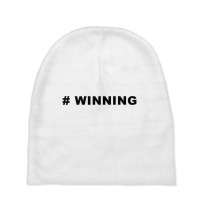 Hashtag Winning Baby Beanies | Artistshot