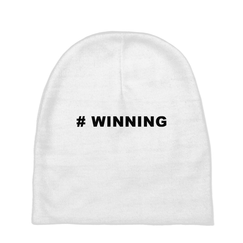 Hashtag Winning Baby Beanies | Artistshot