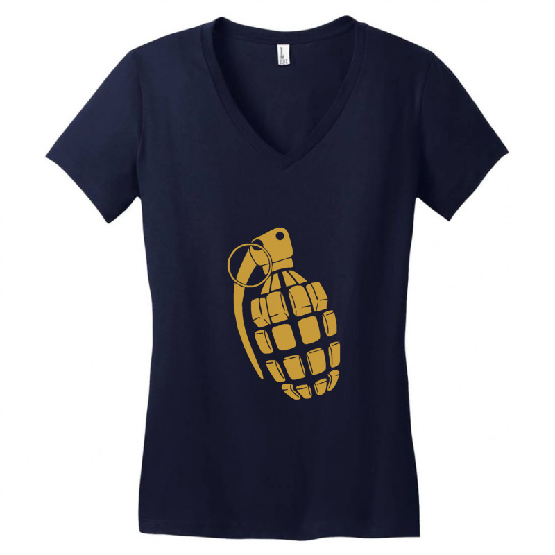 Granate Grenade Waffe Weapon Krieg War Pc Game Classic Usa Army Women's V-Neck T-Shirt by Stacyboltonri | Artistshot