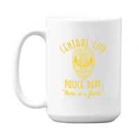 Central City Police Department   The Flash 15 Oz Coffee Mug | Artistshot