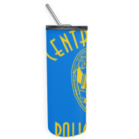 Central City Police Department   The Flash Skinny Tumbler | Artistshot