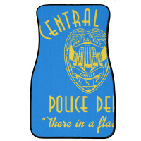 Central City Police Department   The Flash Front Car Mat | Artistshot