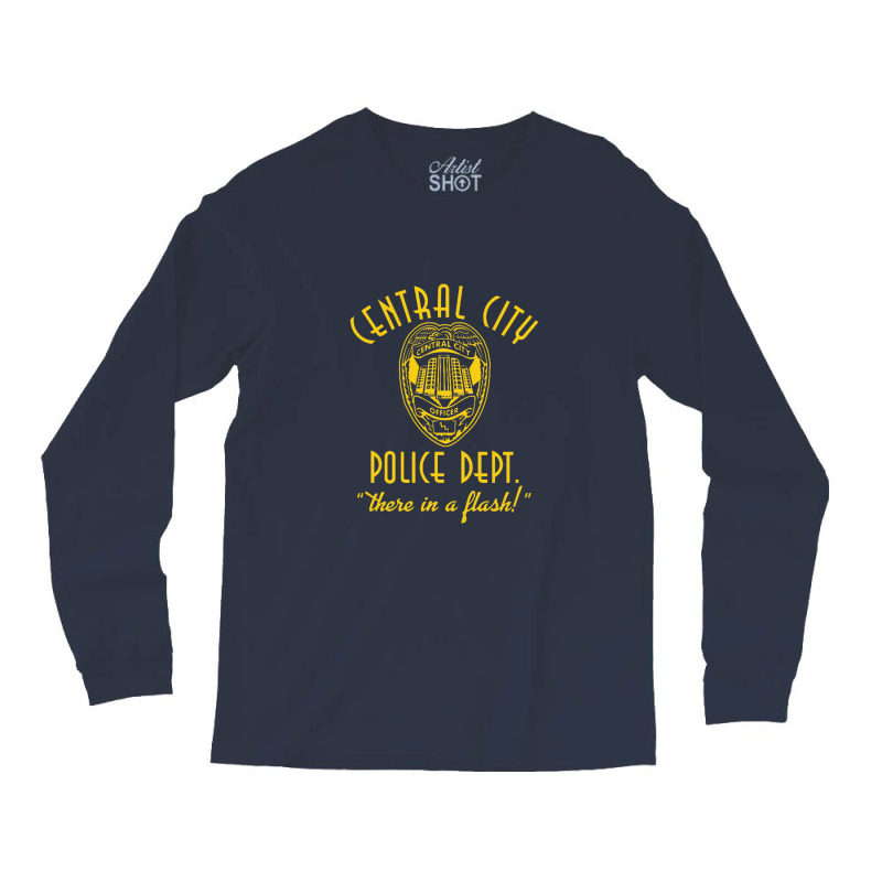 Central City Police Department   The Flash Long Sleeve Shirts | Artistshot