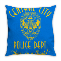 Central City Police Department   The Flash Throw Pillow | Artistshot