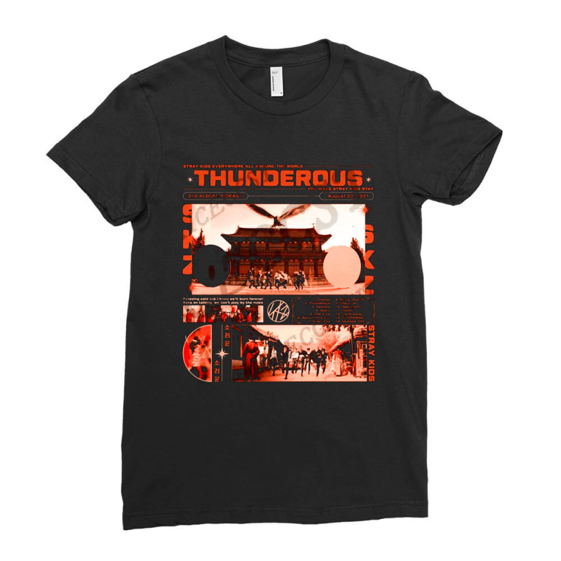 Stray Kids Thunderous, Stray Kids, Thunderous, Stray Kids Thunderous V Ladies Fitted T-Shirt by SHODSPADS | Artistshot