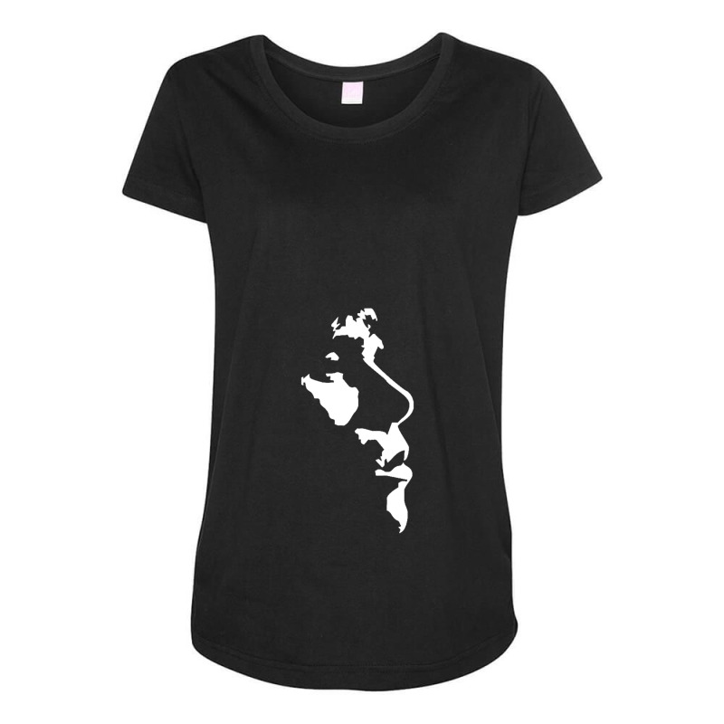 Ian Brown The Stone Roses Indie Music God Maternity Scoop Neck T-shirt by cm-arts | Artistshot