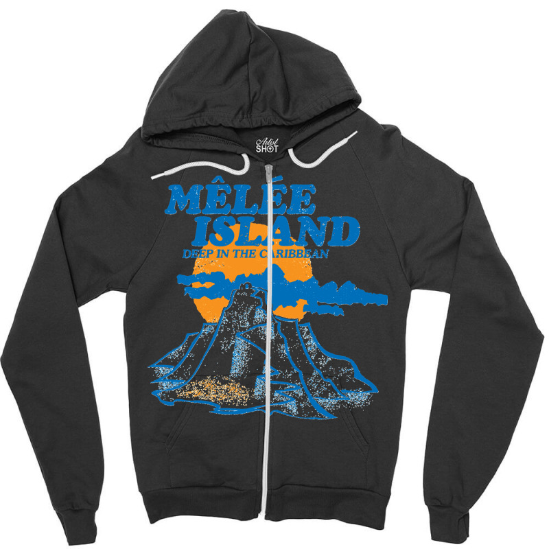 Mêlée Island (dark Variant) Classic Zipper Hoodie by cm-arts | Artistshot