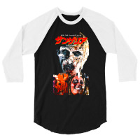 Zombie Black 3/4 Sleeve Shirt | Artistshot