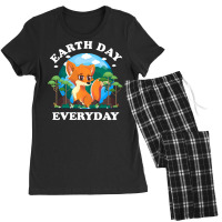 Fox Earth Day Everyday T  Shirt Earth Day Everyday Fox Animal Nature P Women's Pajamas Set | Artistshot