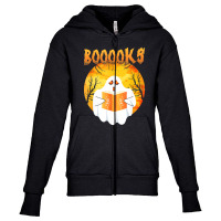 Book Lovers Read Scary Stories On Halloween Ghost Youth Zipper Hoodie | Artistshot